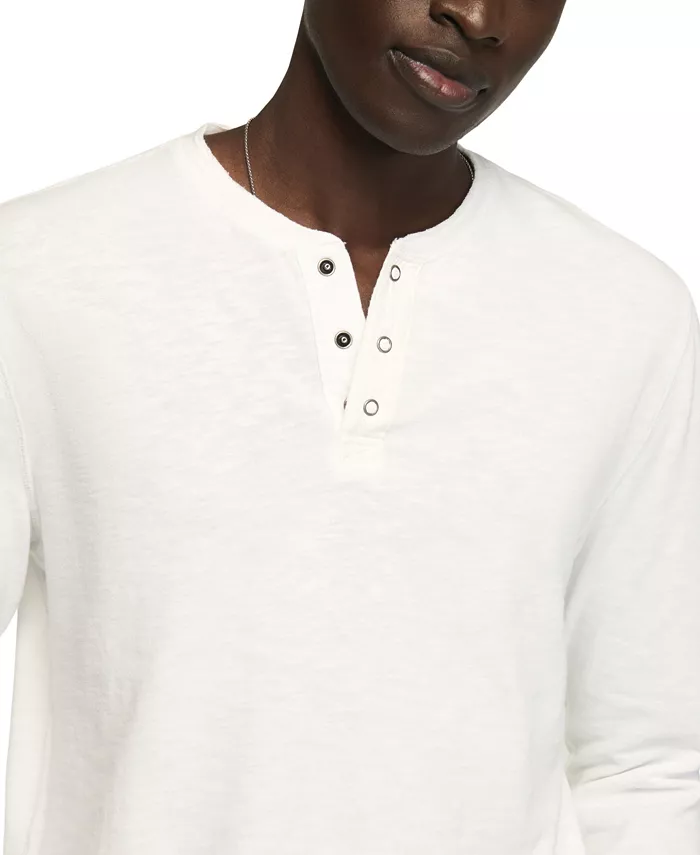 Men's Long-Sleeve Weekend Slub Henley Shirt - thumbnail 3