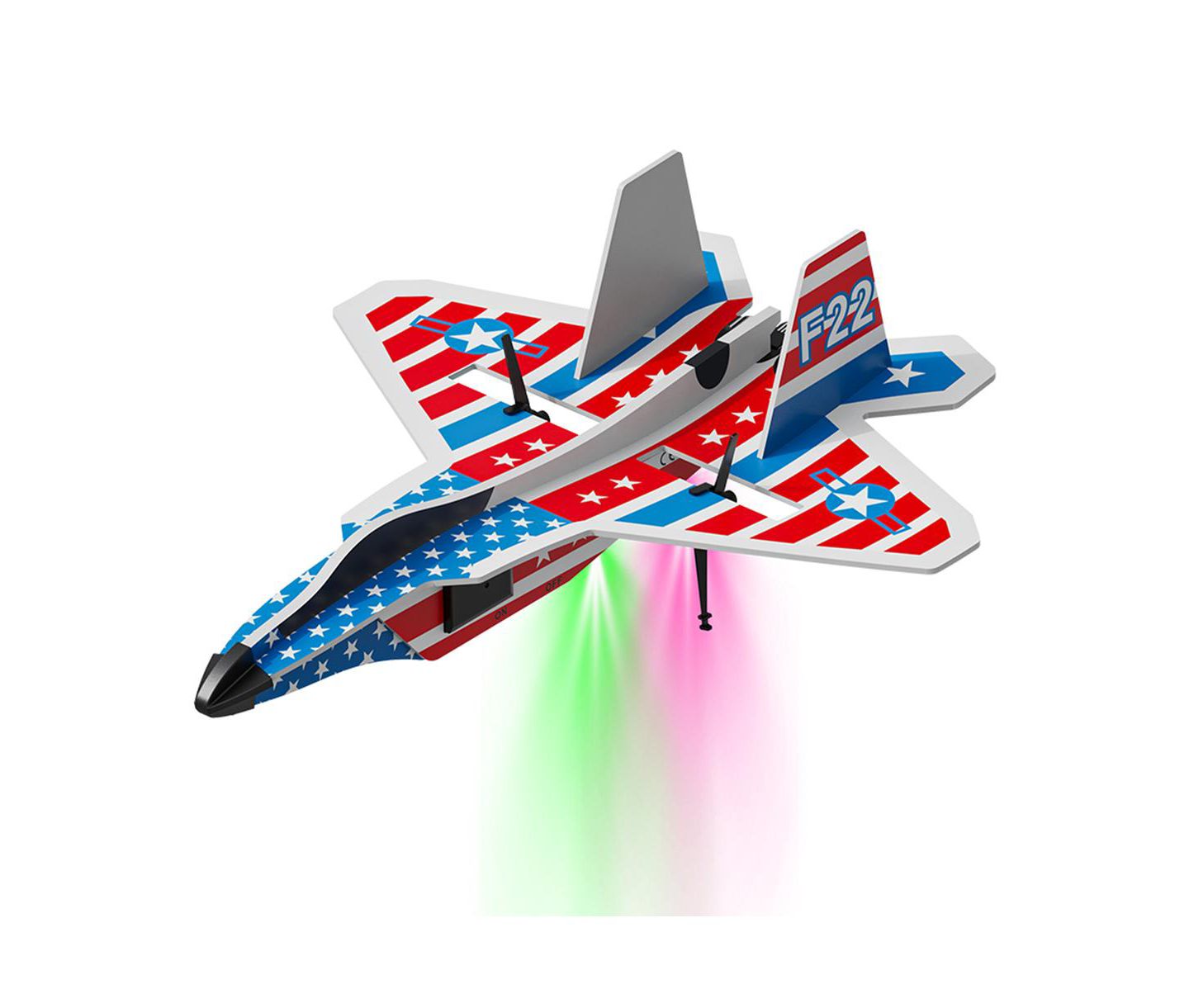 Детская игрушка Bruce & Shark 2.4G LED RC Glider Plane, цвет: Синий — фото 6