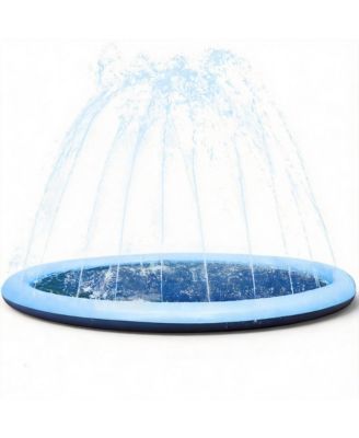 67" Splash Pad Sprinkler Pool Play Mat Dogs Pets