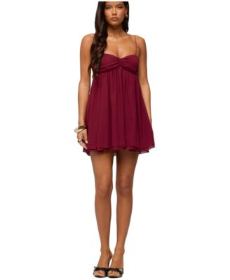 Women's Ariellah Chiffon Babydoll Mini Dress