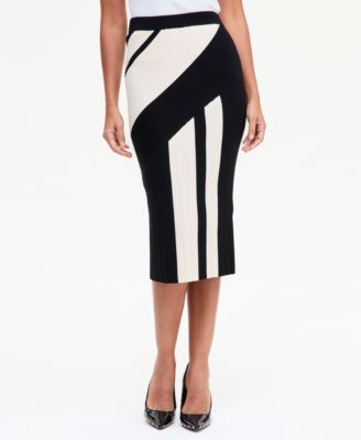 Women's Asymmetric-Patchwork Skirt