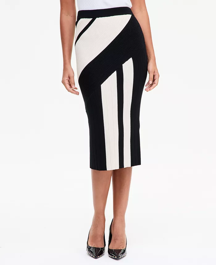 Women's Asymmetric-Patchwork Skirt