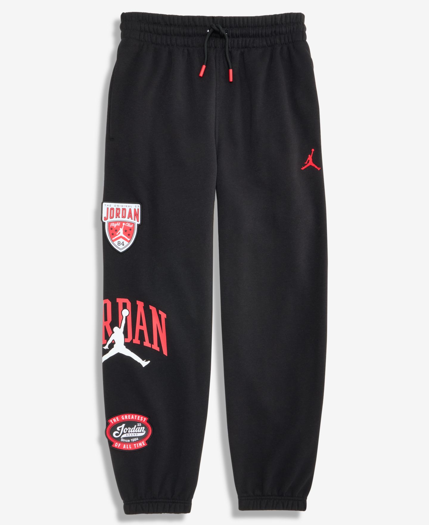 Брюки Jordan Cruise Control Fleece Pants для мальчиков, цвет: Чёрный — фото 4