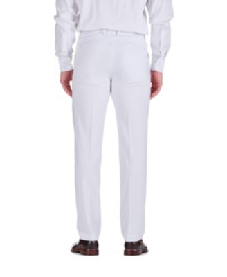 white slim fit dress pants mens Satin  Shiny Formal Party and Wedding Trousers White / Dress Size Pants: 50 A bold style statement in soft ivory Men's White Dress Pants |