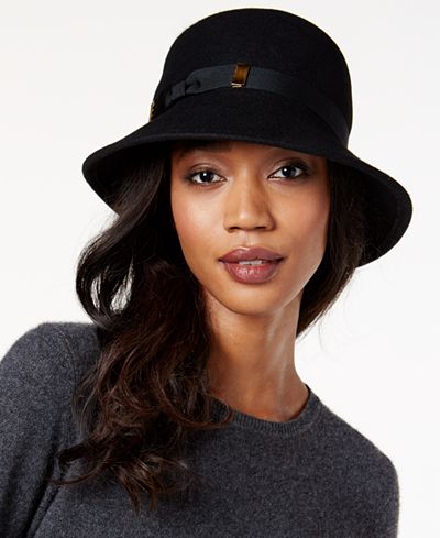 August Hats On Edge Wool Felt Cloche