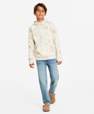 Boys' 5-20 Printed Hoodie, Athletic Department T-Shirt & Straight-Fit Jeans