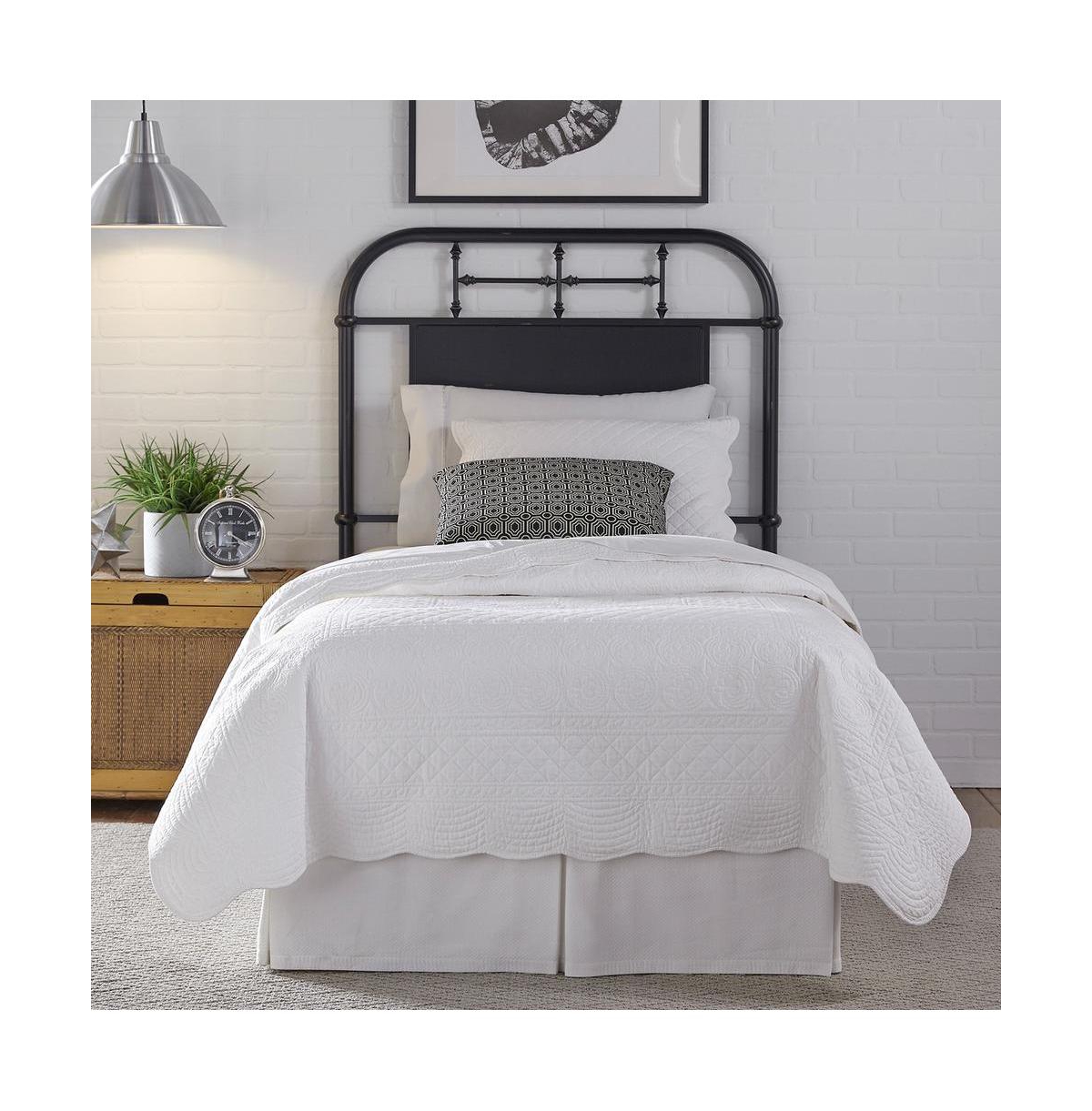 Liberty Furniture Industries, Inc Vintage Series Full Metal Headboard Distressed Metal