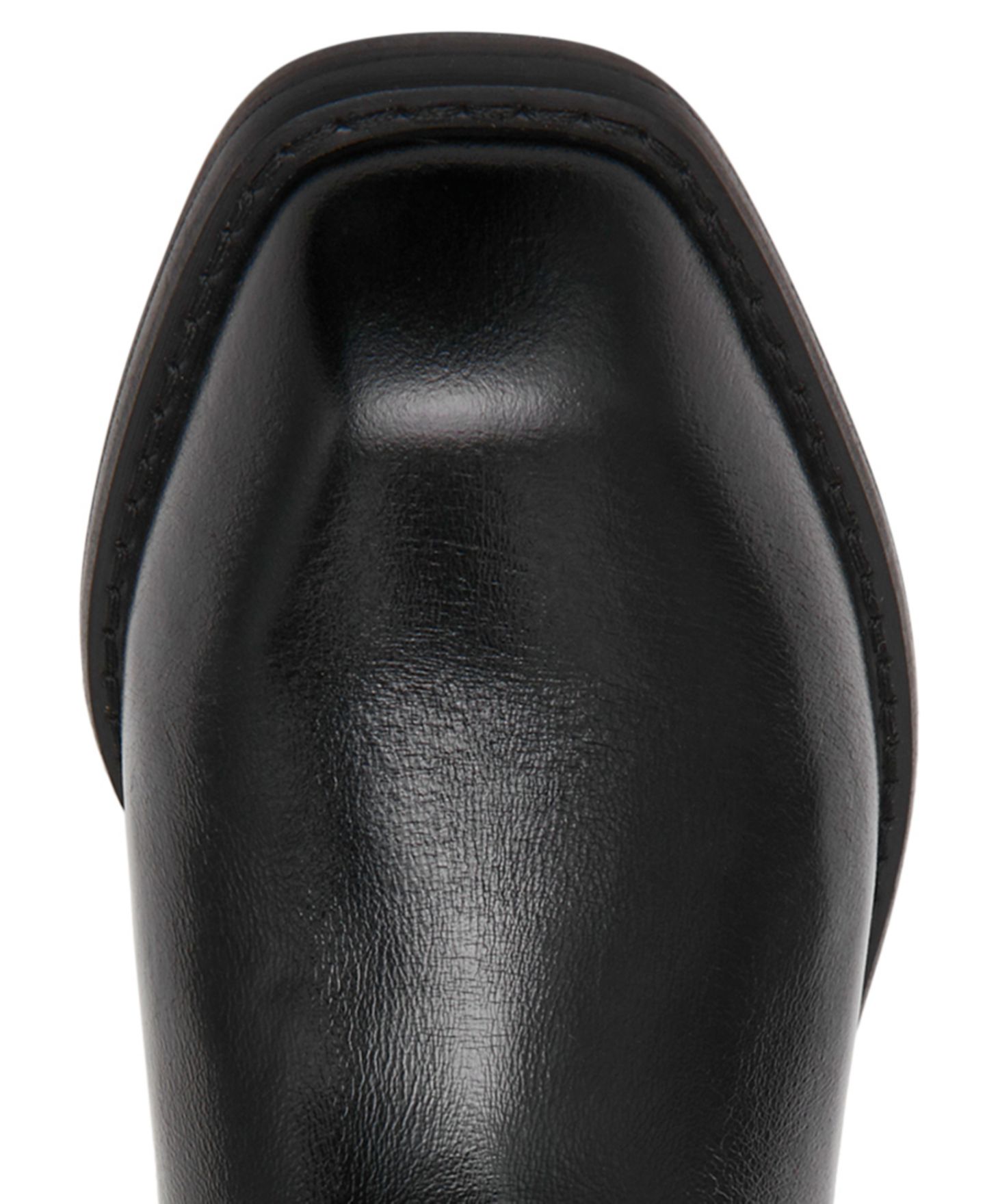 Женские ботинки Steve Madden Primo Mid-Shaft Engineer, цвет: Чёрный блестящий — фото 4