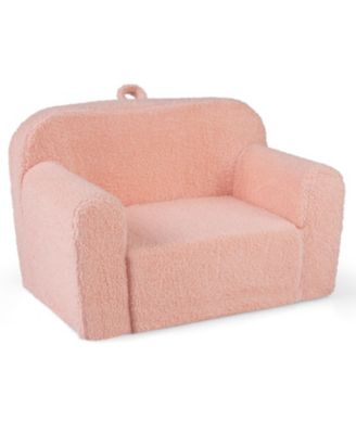 Kids Couch with Anti-Slip Bottom, Portable Toddler Seating