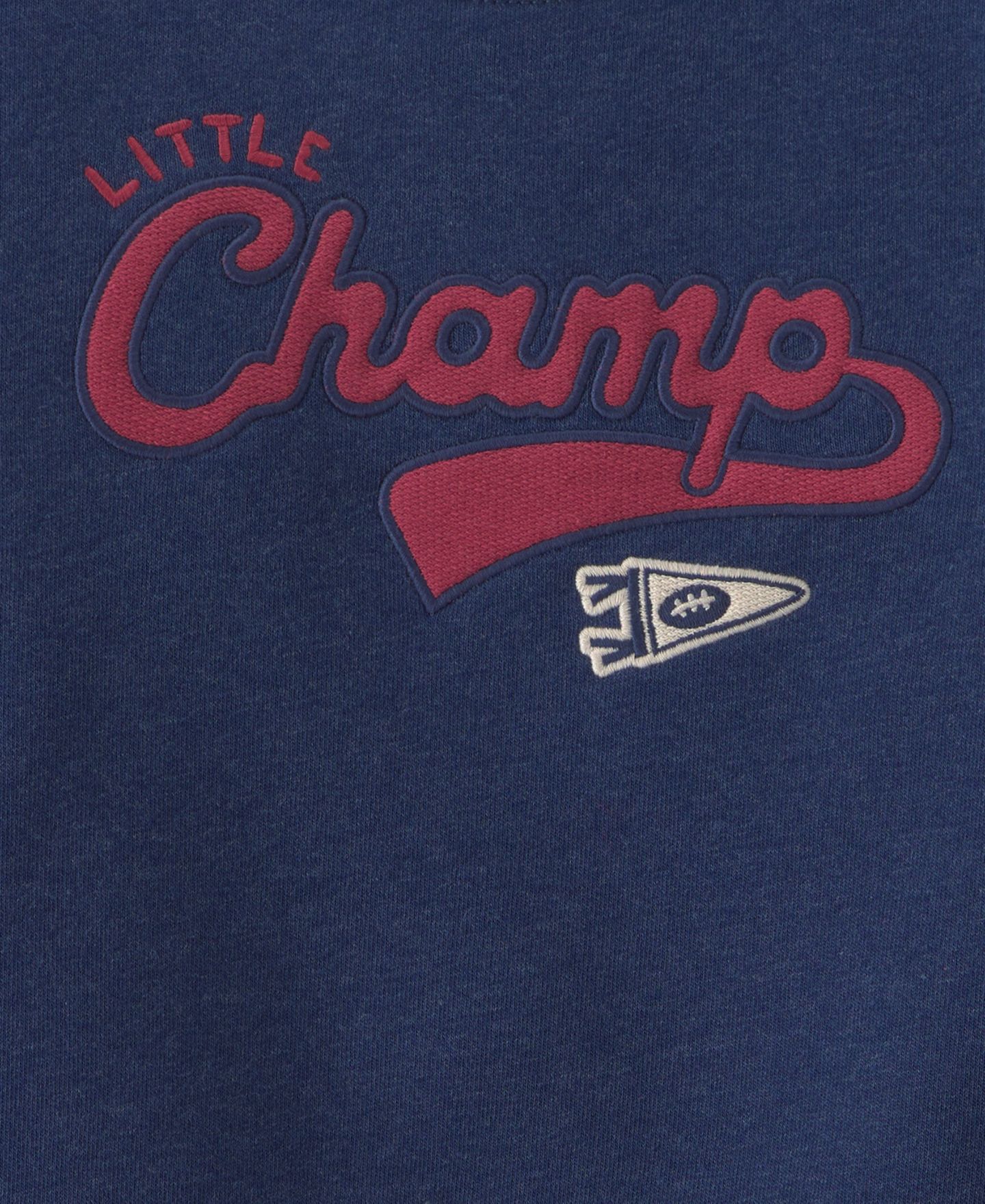 Детский флисовый комплект Carter's Little Champ Football, мальчики 2T-5T: свитшот и брюки, цвет: Тёмно-синий / Серый — фото 4