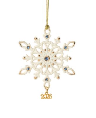 2026 Gemmed Snowflake Ornament