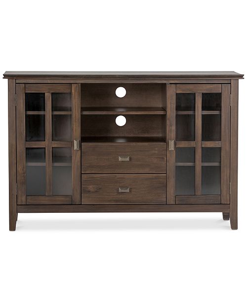 Simpli Home Bellevue Tall TV Stand & Reviews Furniture Macy's