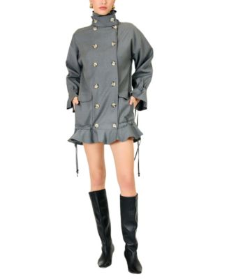 Women's Wilfred Funnel Neck Coat