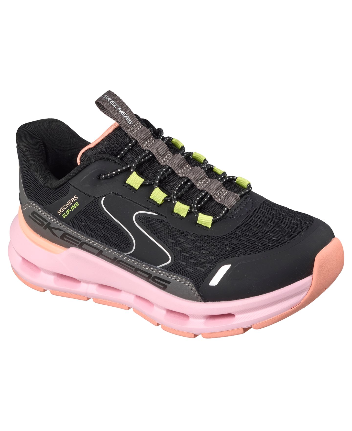 Детские кроссовки Skechers Slip-Ins: Glide-Step - Vista Lane, цвет: Разноцветный — фото 1