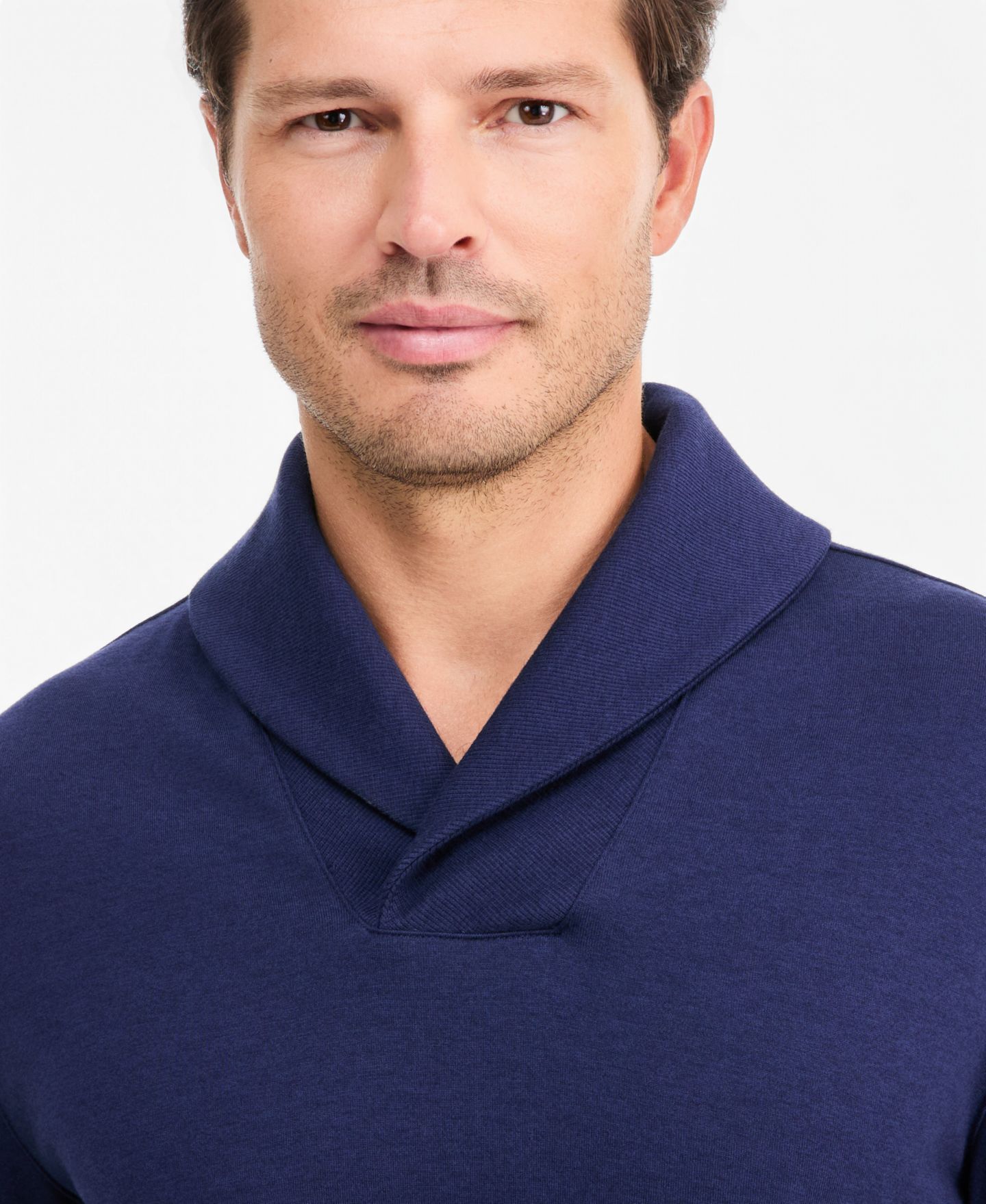 Мужские толстовки Club Room Shawl-Collar, цвет: Тёмно-синий — фото 4