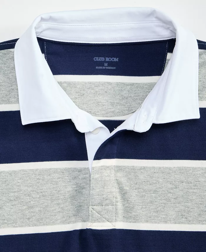 Men's Stripe Short-Sleeve Rugby Shirt - thumbnail 8