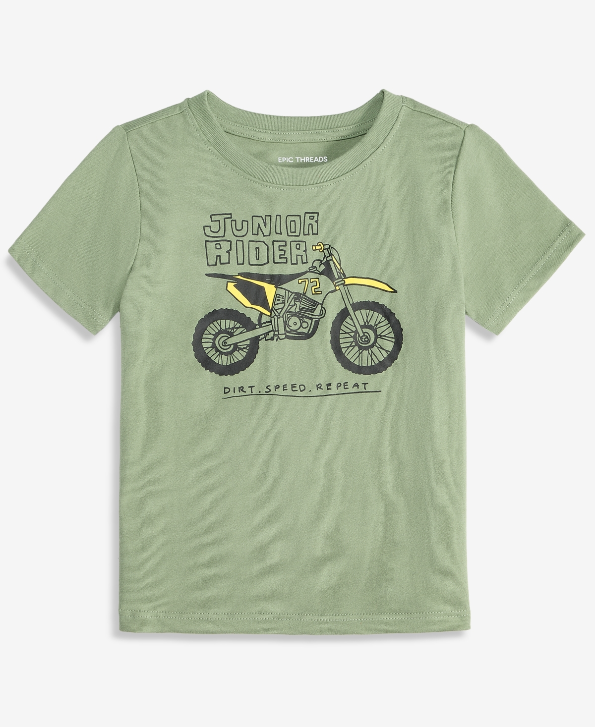 Epic Threads Kids' Toddler Boys' 12m-5t Short-sleeve Junior Rider T-shirt, Macy's Exclusive In Niagara Mi