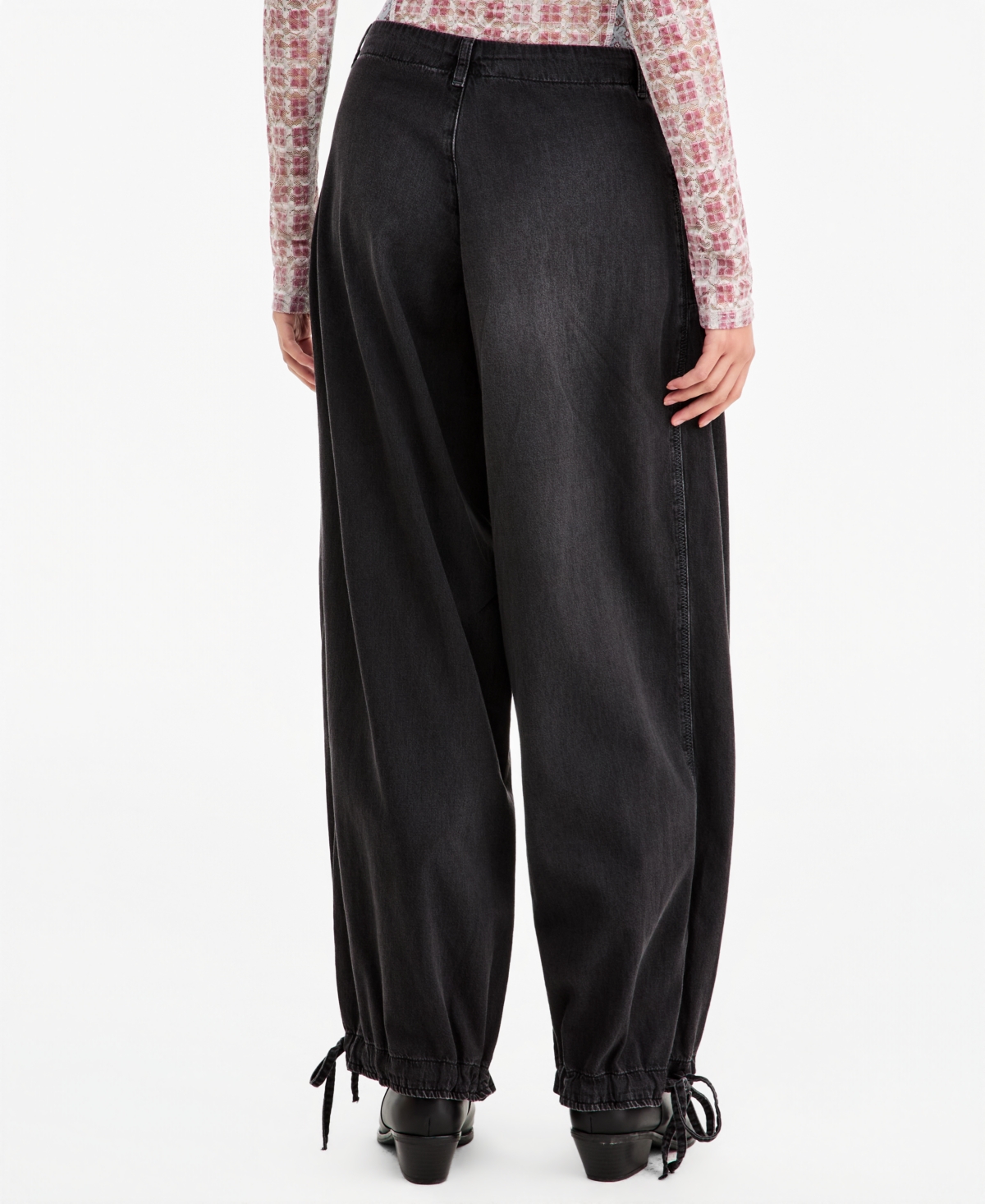 Free People Women's Lotus Jean Wide-Leg Baggy Jeans