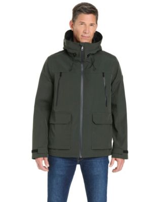 Men's Short Rain Parka Jacket