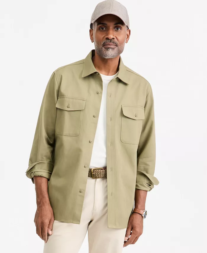 Men's Cotton Heavy Twill Overshirt - thumbnail 8