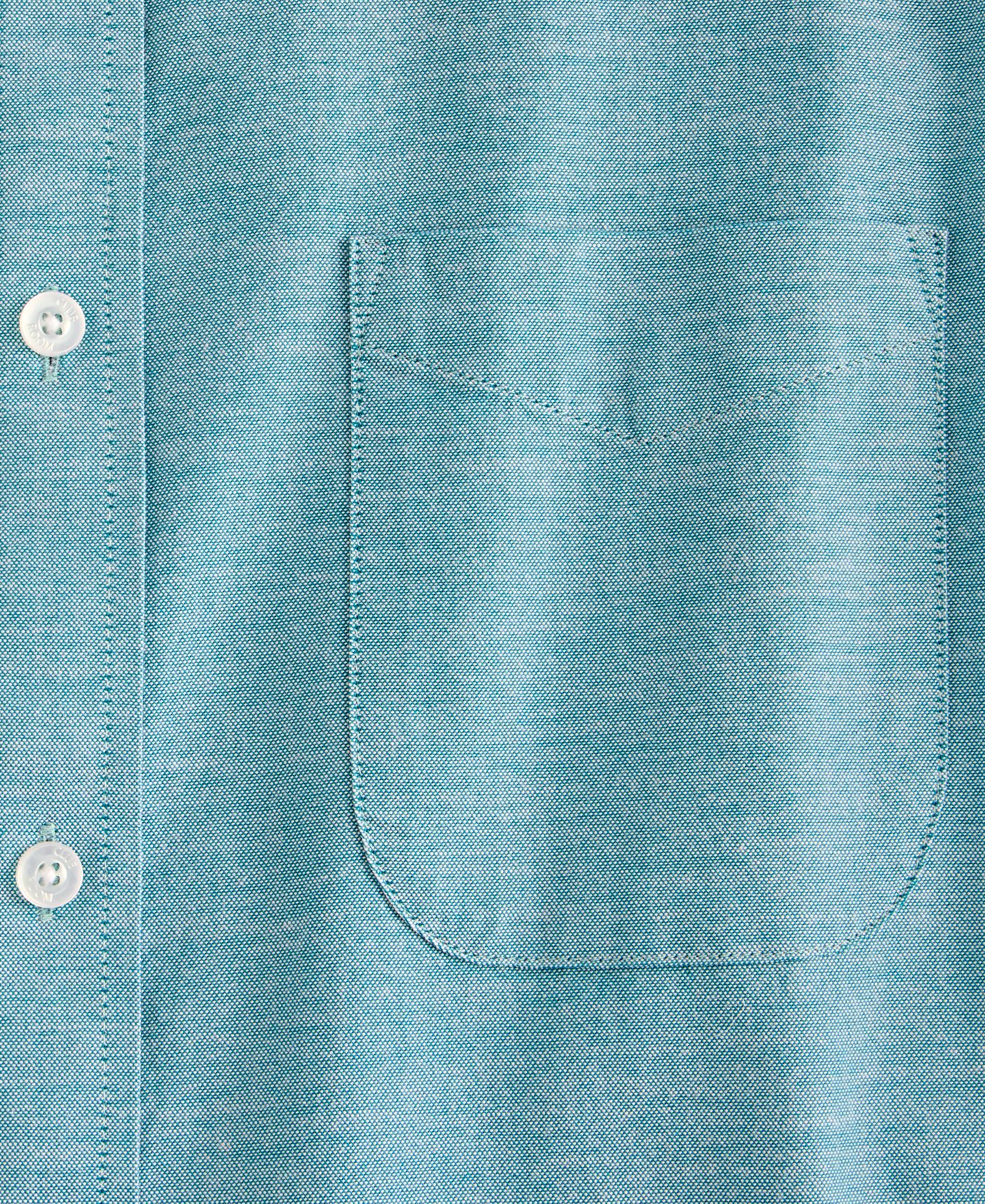 Мужская рубашка Club Room Short Sleeve Button-Down Oxford, цвет: Сланцевый — фото 3