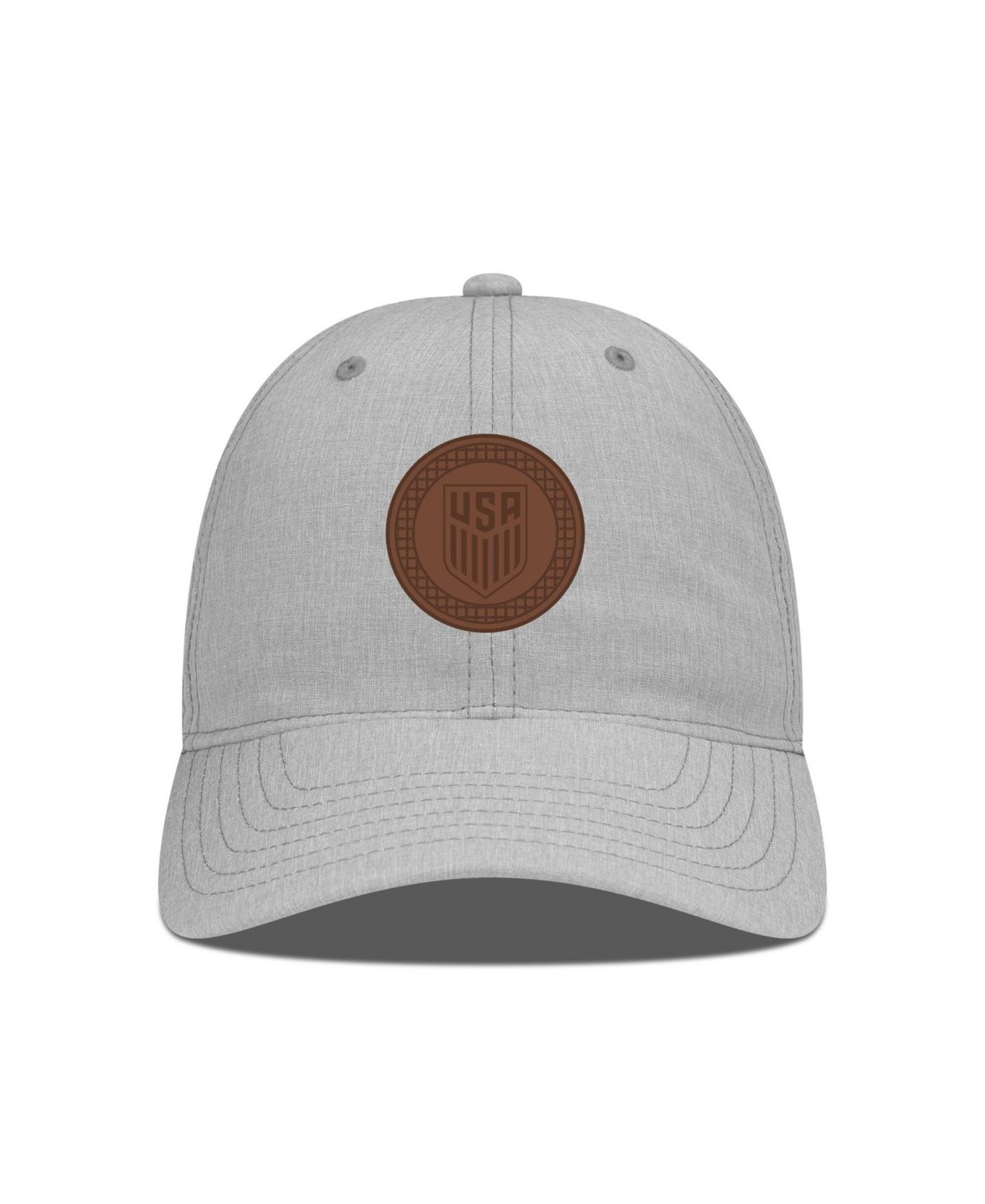 Мужская кепка LevelWear Heather Gray Usmnt Idol Periscope Stretch-Snap Adjustable Hat — фото 2