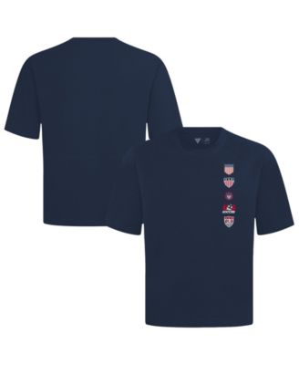 Men's Navy USMNT Luxe Signature Knit Timeline T-Shirt