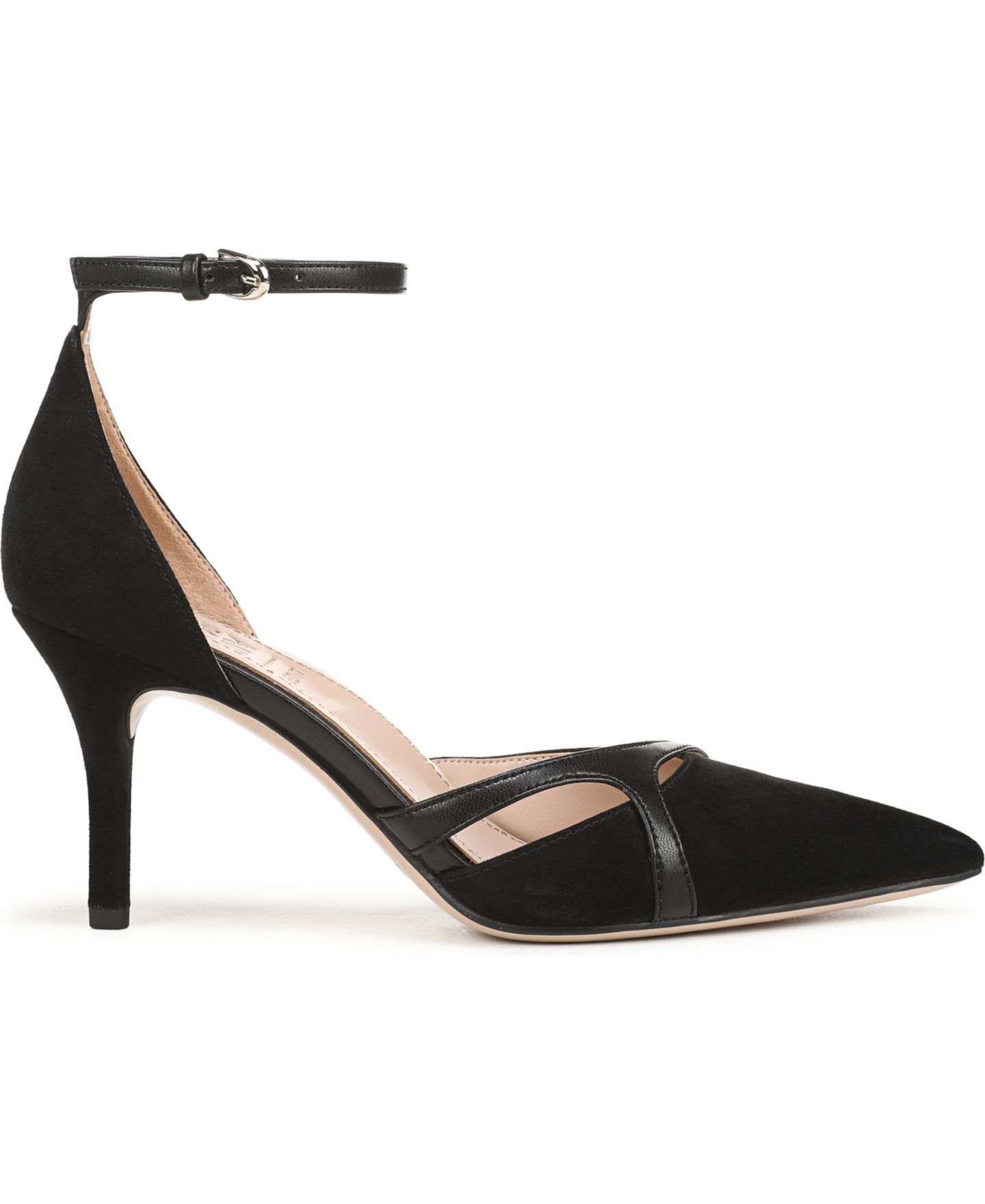 Женские сандалии 27 EDIT Naturalizer Bliss Ankle Strap, цвет: Чёрный замшевый / Искусственная кожа — фото 2