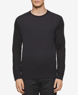 Calvin Klein - Men's Multi-Chevron Pattern Sweater