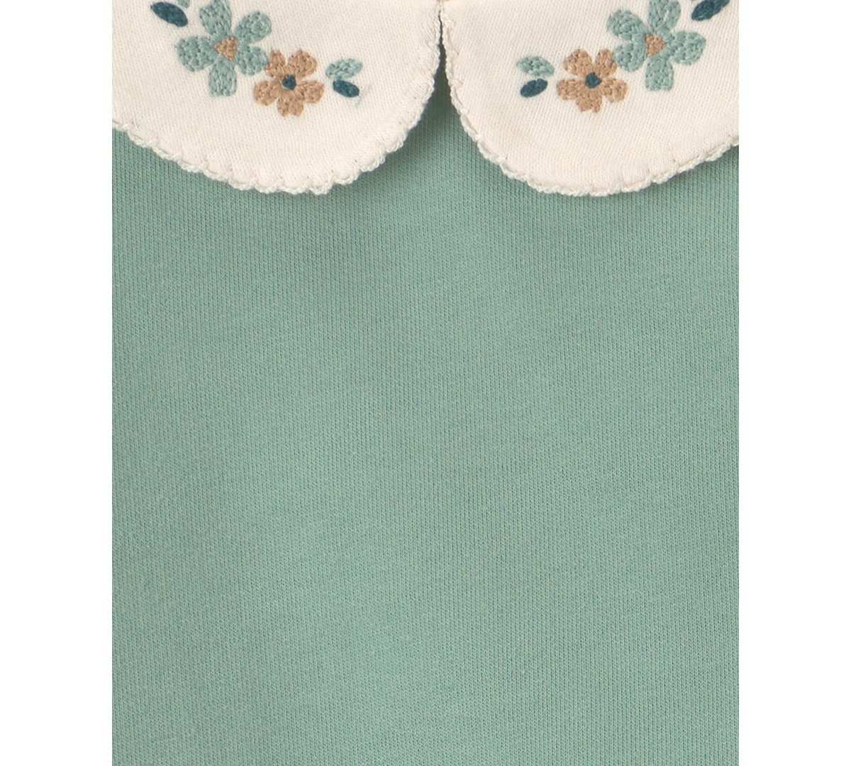 Carter's Girls' Floral French Terry Layering Short-Sleeve Bodysuit, Top and Pants, 3-Piece Set