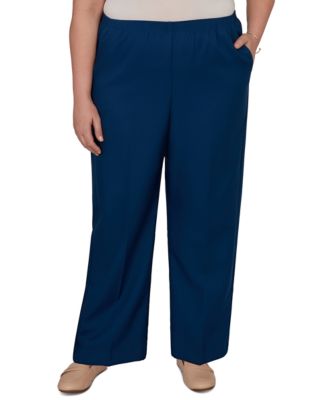 Plus Size Colored Mid-Rise Pants