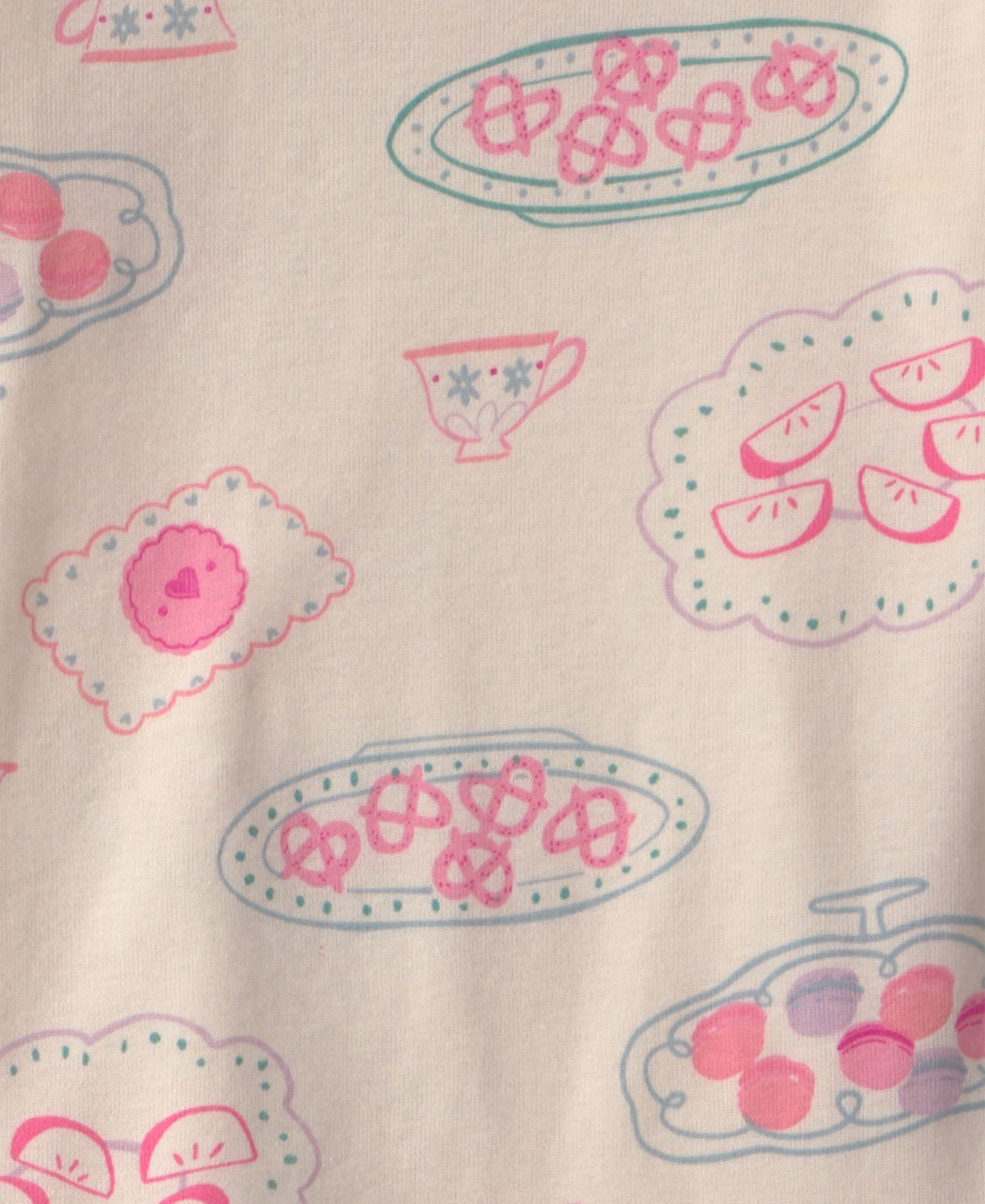 Пижамный комплект Baby Party, хлопок, 4 предмета — Carter's, цвет: Синий / Кремовый — фото 3