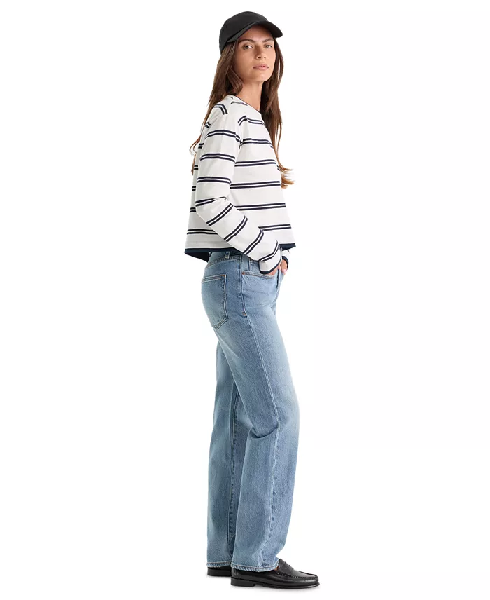 Women's Vintage Mid-Rise Straight Jeans - thumbnail 3