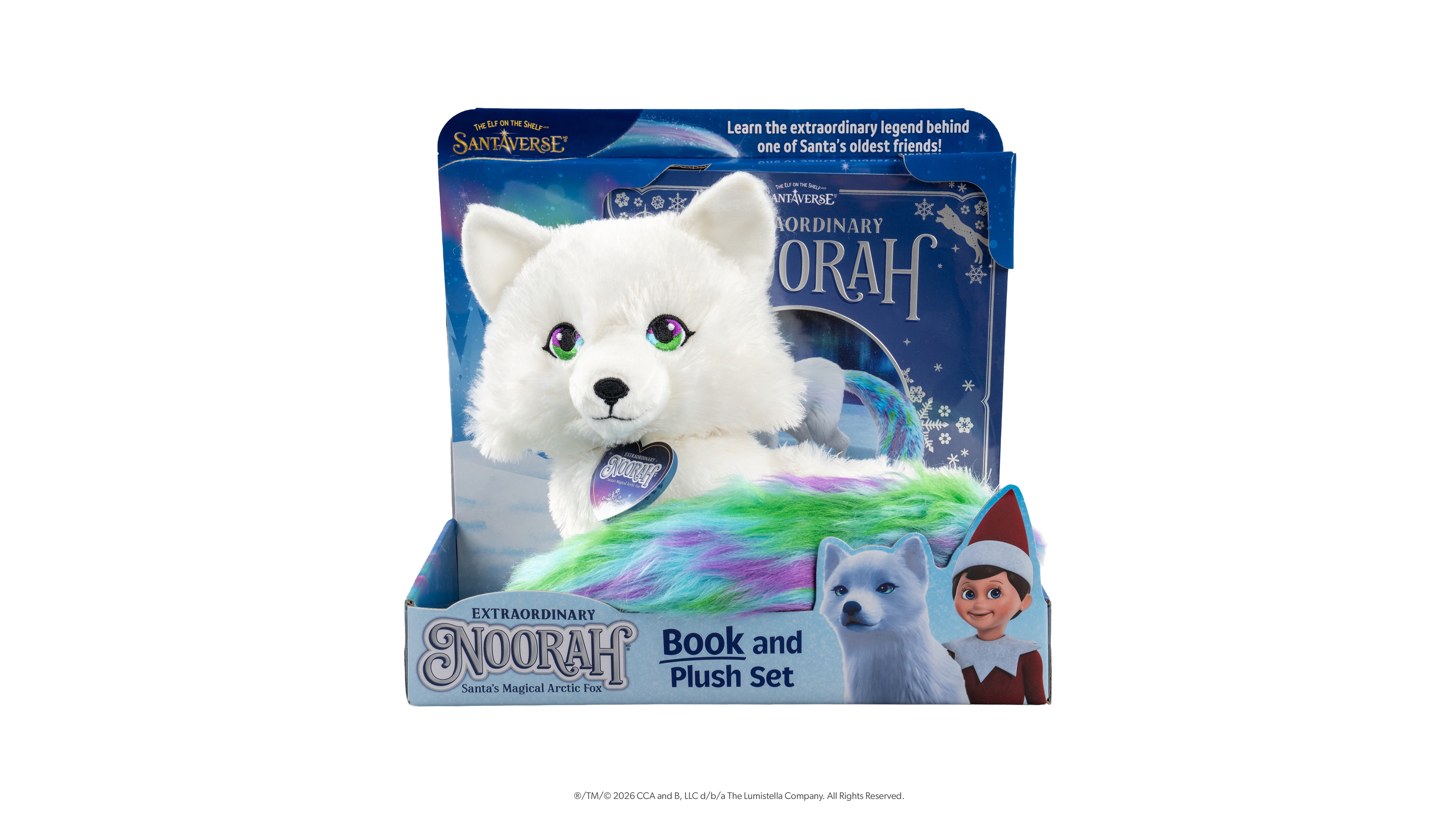 Elf on the Shelf Extraordinary Noorah 2-Piece Book & Plush Set, Ages 3+