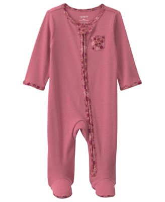 Baby Girls' Floral 2-Way Zip Sleep & Play 
