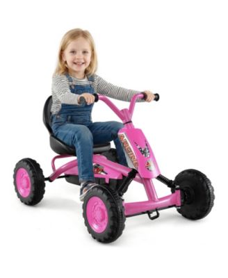 Go Kart 4-Wheel Pedal Ride-On, 66 Lb. Capacity, Ages 3+