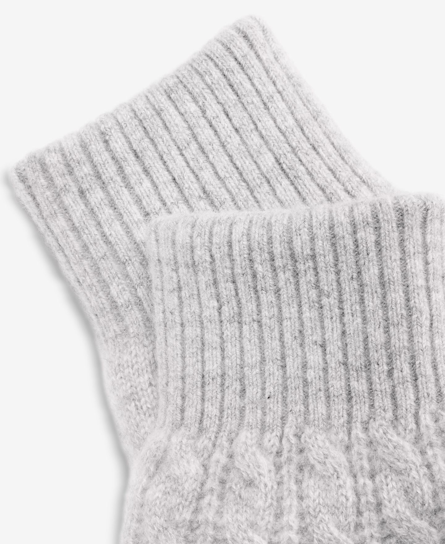 Женские перчатки Charter Club Solid Cashmere Nordic Mittens, цвет: Ледяной меланжевый — фото 3