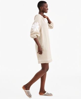 cruise dresses casual J.Crew Factory Pin Striped jacquard long evening dress Formal wear 颜色:Brown Pair it with any
