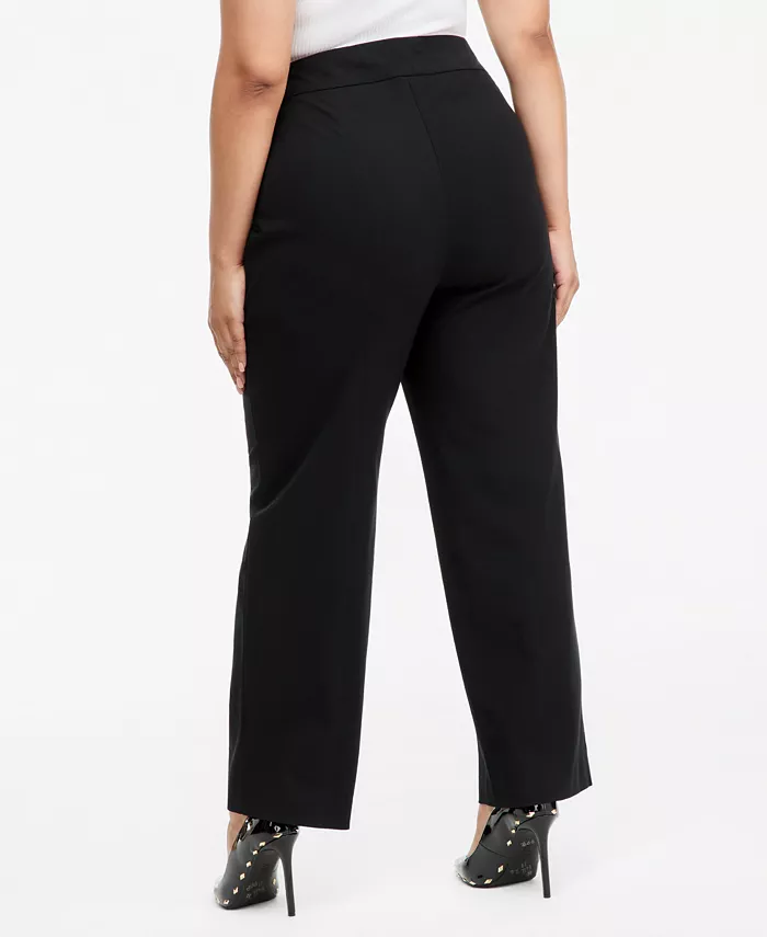 Plus Size INCredible Stretch Straight High-Rise Pull-On Pants - thumbnail 10