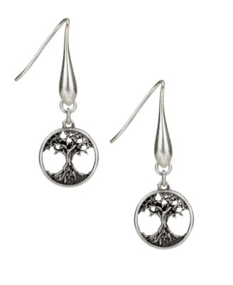 Key to My Heart Collection Tree Drop Earrings