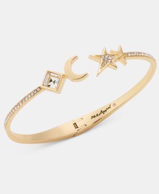 Crystal Star & Moon Cuff Bracelet