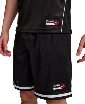 Men's Elastic Waistband Mesh Shorts, Inseam 9"