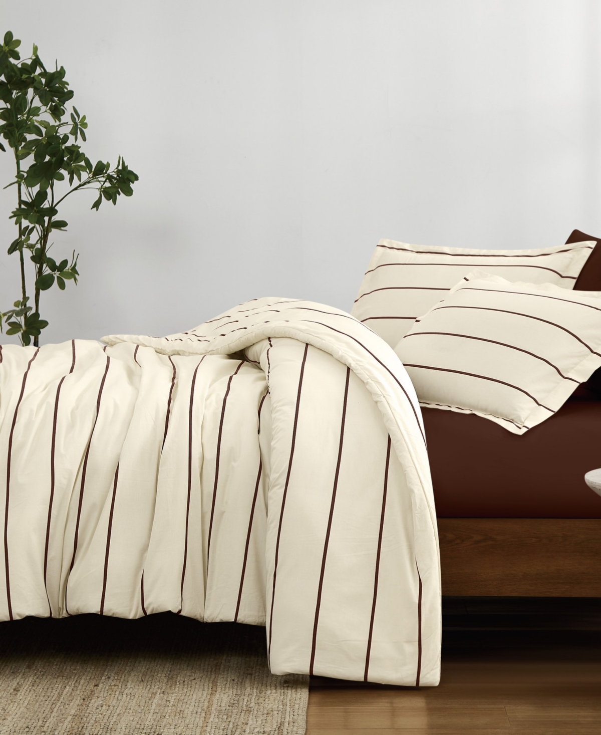Brooklyn Loom Hayward Stripe 3-Piece Comforter Set