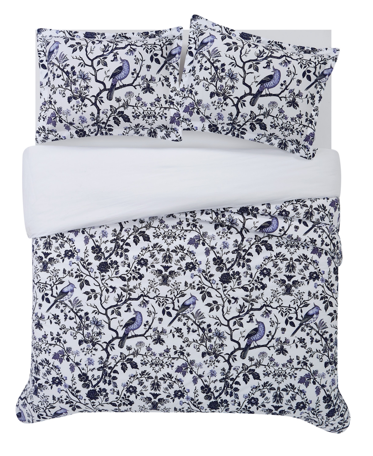 Brooklyn Loom Ava Floral 3-Piece Comforter Set, King
