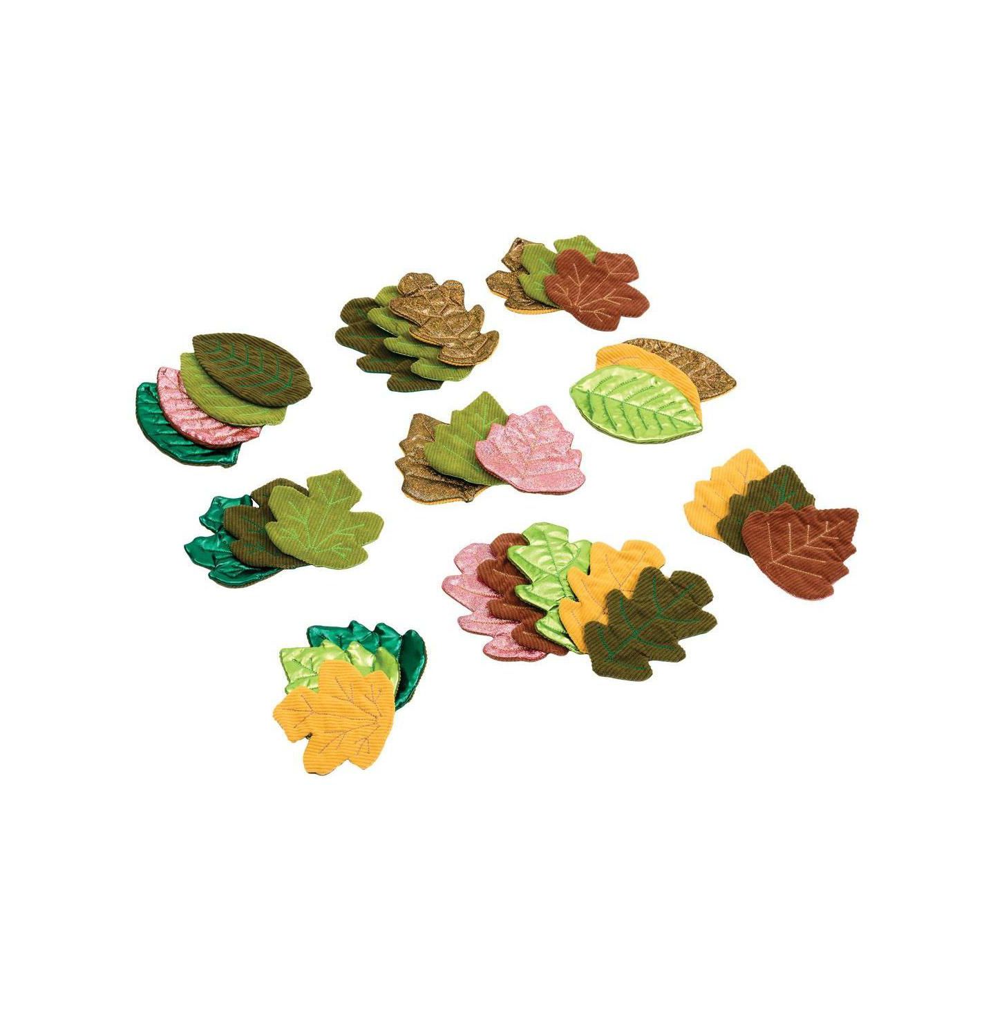 Детские игрушки Kaplan Early Learning Touch & Explore Fine Motor Skills 30-Piece Crinkle Leaves, Ages 18 Months+, цвет: Разноцветный — фото 1