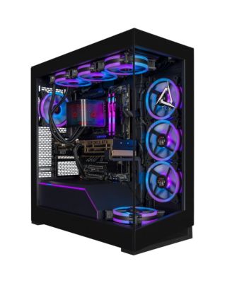 Horus Gaming PC-Liquid Cooled AMD Ryzen 9 9950X3D 4.3GHz 16-Core, 96GB DDR5, GeForce RTX 5080 16GB Graphics, 4TB SSD, WiFi, Windows 11 Home