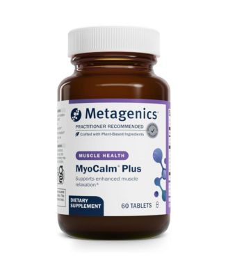 MyoCalm Plus Muscle Relaxation and Stress Support with Passionflower, Valerian, Lemon Balm, Magnesium and Calcium 60 Tablets