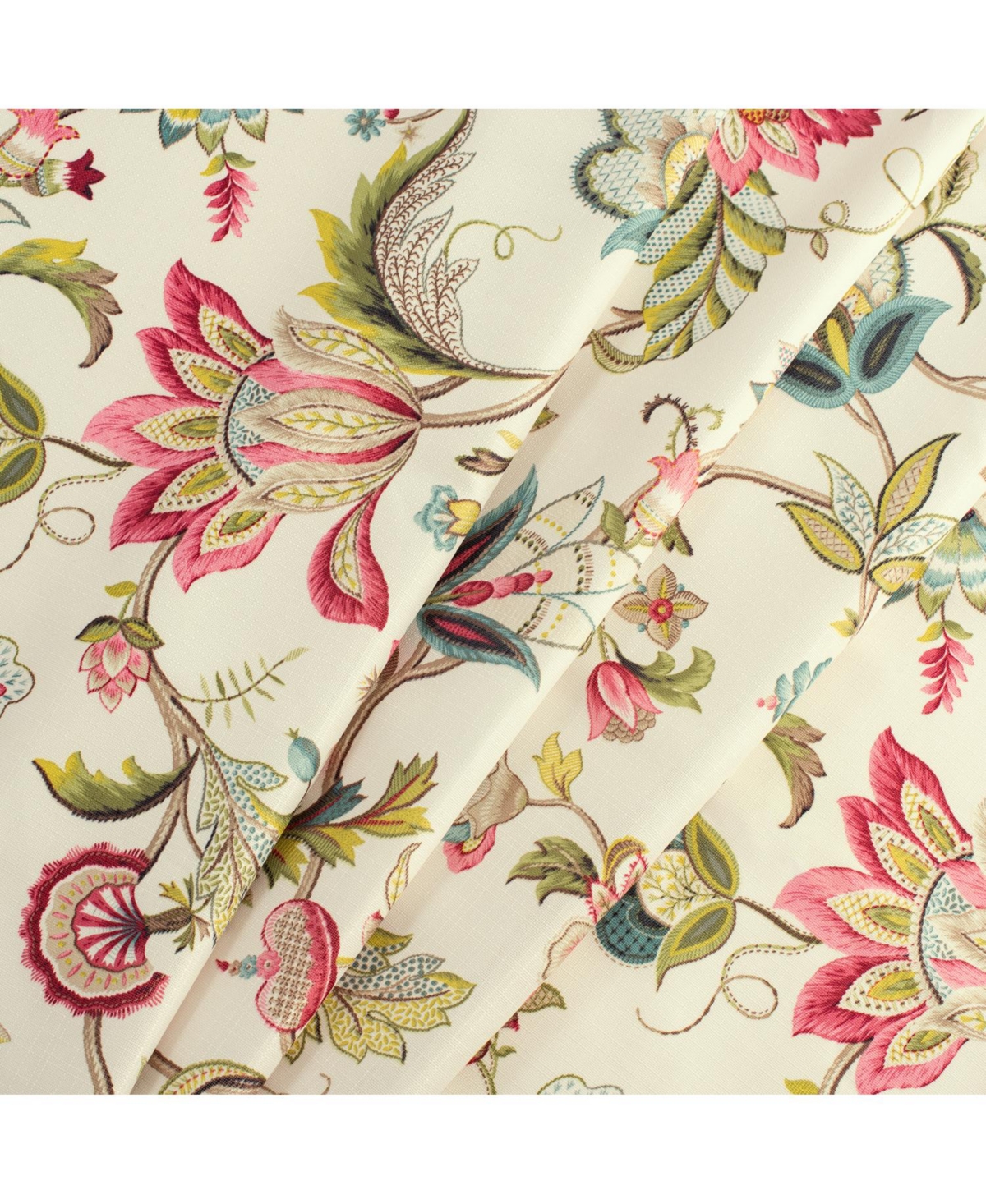 Ellis Curtain Polyester Brissac Colourful Jacobean Pattern Grommet Panel