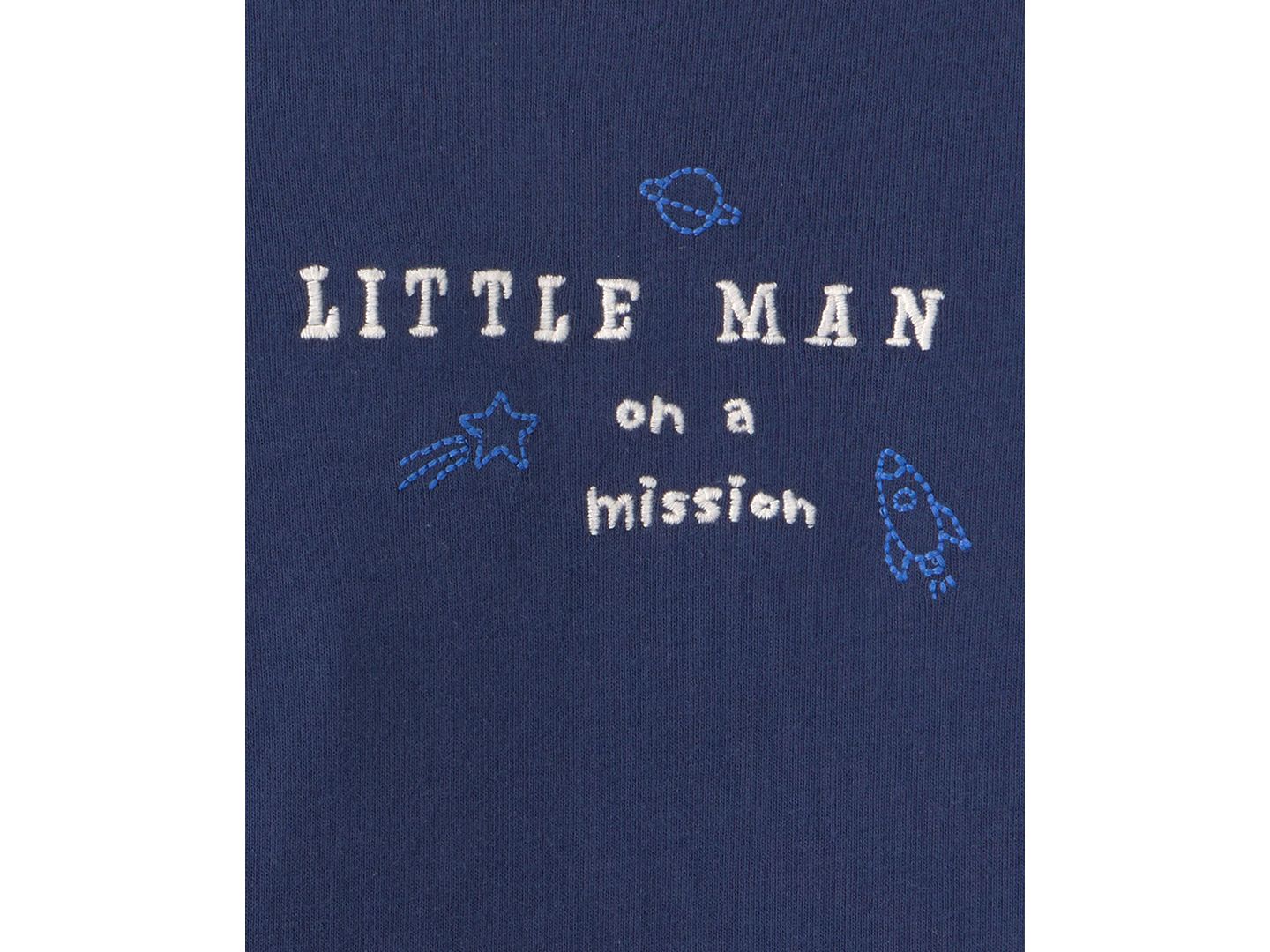 Детский комплект Carter's Little Man On A Mission для малыша: космическое боди и брюки, цвет: Тёмно-синий — фото 3