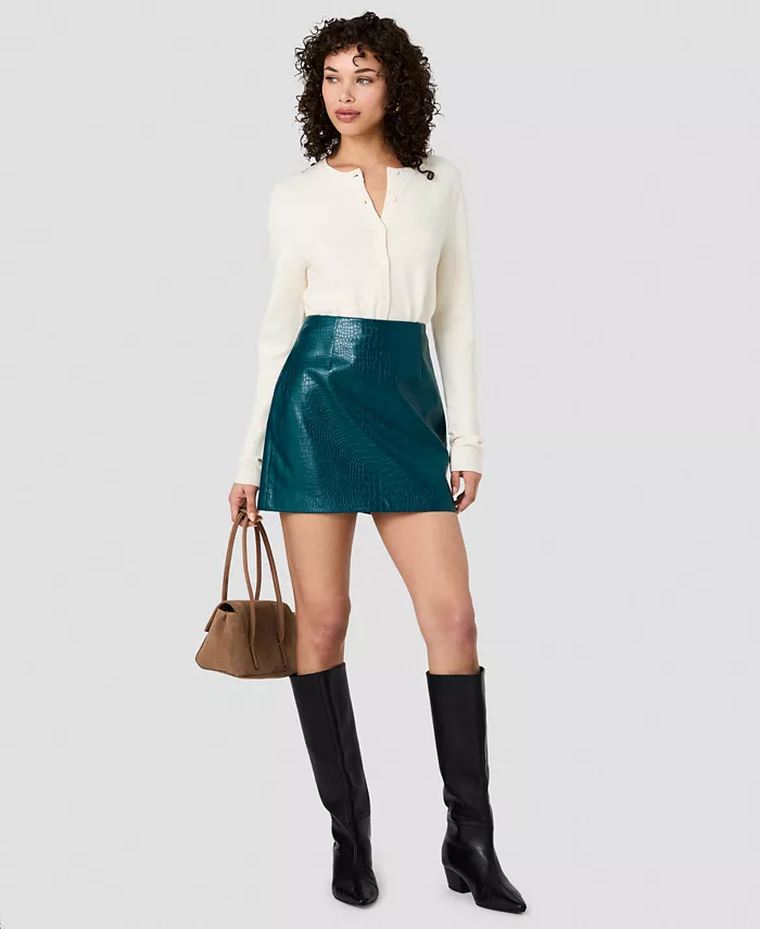 Women's Side-Zipper Mini Skirt - thumbnail 7